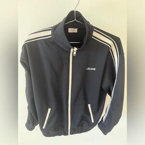 CELINE TRACKSUIT JACKET IN DOUBLE FACE JERSEY